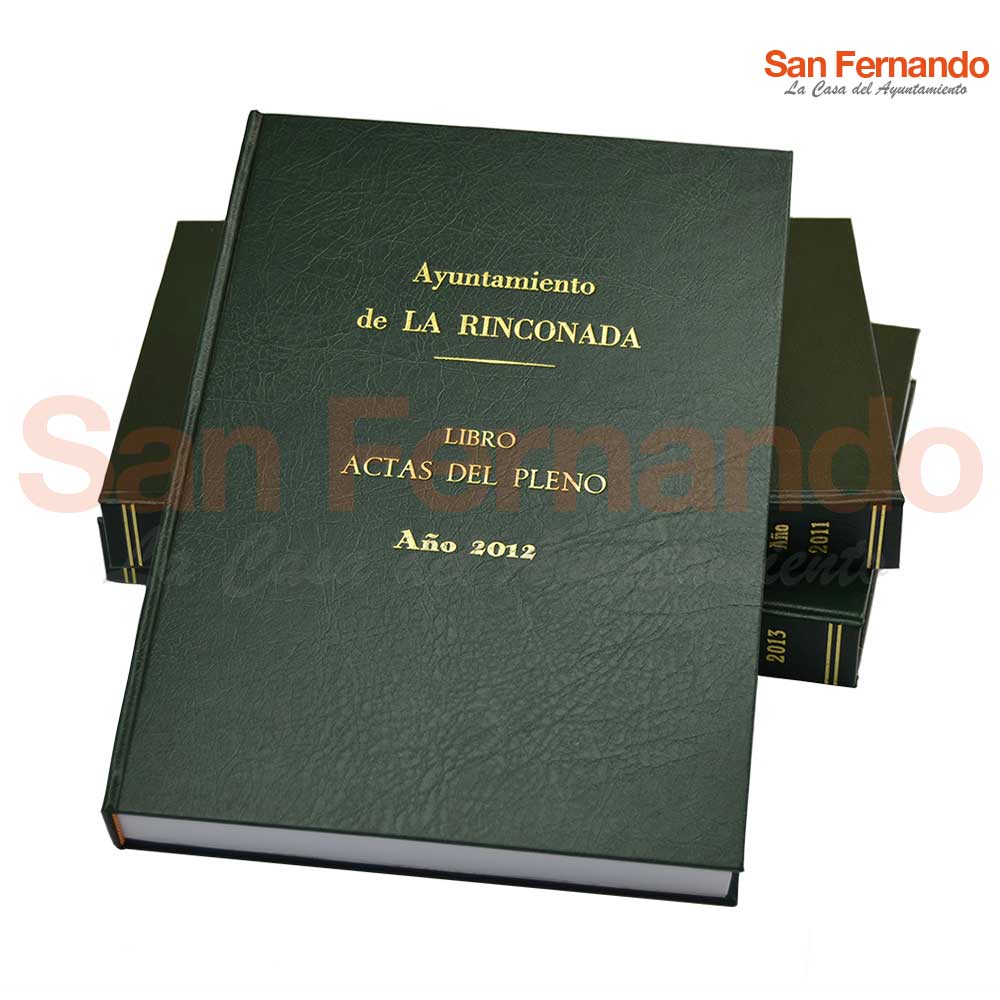 Libro de Actas de la Junta de Gobierno Local - Papelería San Fernando - La  casa del Ayuntamiento
